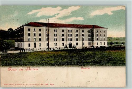 9100 Herisau Lithographie Kaserne