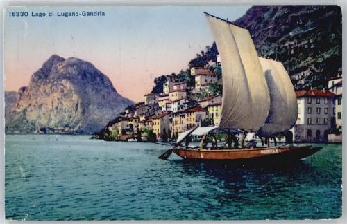 6978 Gandria - Lago di Lugano, Monte San Salvatore, Schiff AKU2