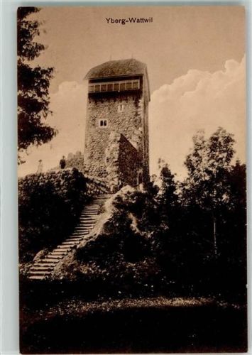 9630 Wattwil 1911 - Ruine Yberg