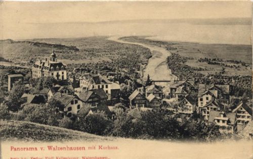 9428 Walzenhausen - Walzenhausen (Appenzell Ausserrhoden) Mechanik-Karte mit Leporello Gesamtansicht II (Mechanik beschädigt, fleckig RS)