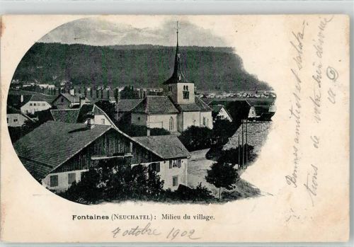 2000 Neuchâtel Neuenburg 1902 - Fontaines
