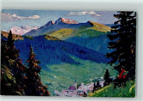 7270 Davos Platz Künstlerkarte Paolo Kutscha