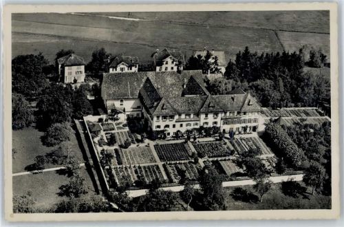 9500 Wil SG - Luftbild, Kapuzinerkloster, Wil, Foto-Karte, 1959, verlag O. Wyrsch