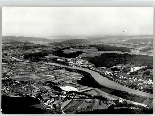 5107 Schinznach Dorf - Veltheim Brugg Fliegeraufnahme