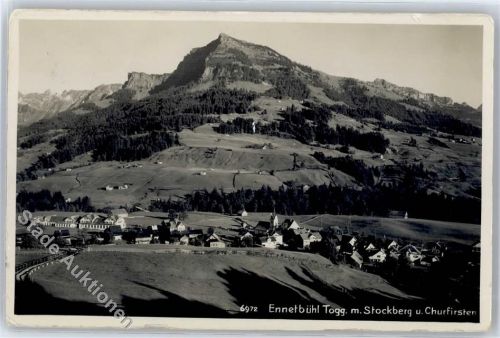 9651 Ennetbühl - Blick mit Stockberg, Churfirsten