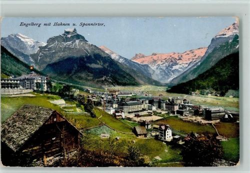 6390 Engelberg - mit Hahnen und Spannörter Morgenrot