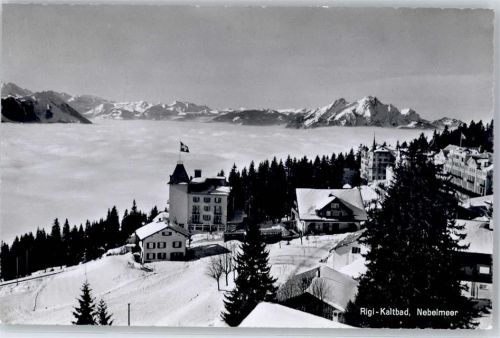 6356 Rigi Kaltbad 1953 Winter Hotel