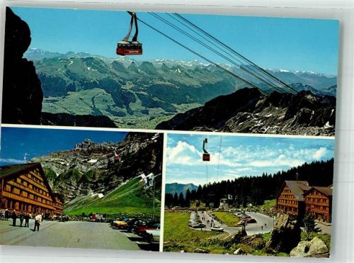 Säntis Foto AK Seilbahn Schwägalp Säntis