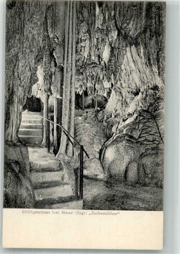 6340 Baar 1904 Foto AK Höhle Höllgrotten