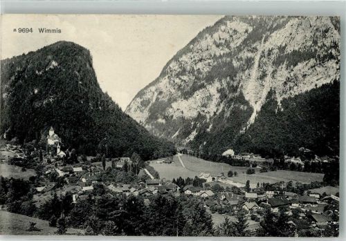 3752 Wimmis 1913 Foto AK