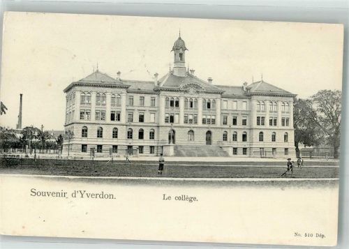 1400 Yverdon-les-Bains 1901 Foto AK Le Collége