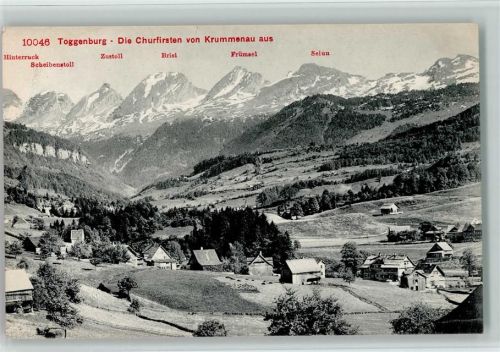 Toggenburg - Churfirsten von Krummenau aus