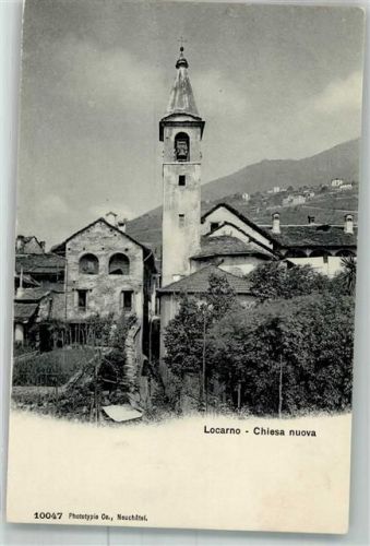 6600 Locarno Foto AK Kirche