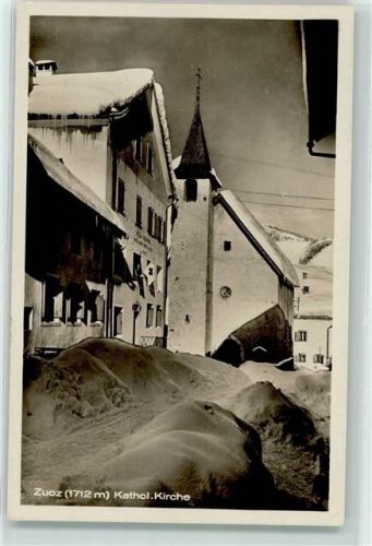 7524 Zuoz - Kath. Kirche Winter
