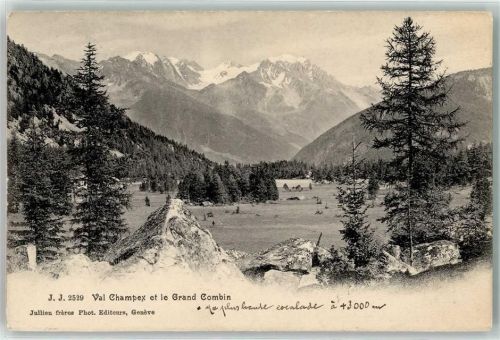 Champex 1909 - Grand Combin