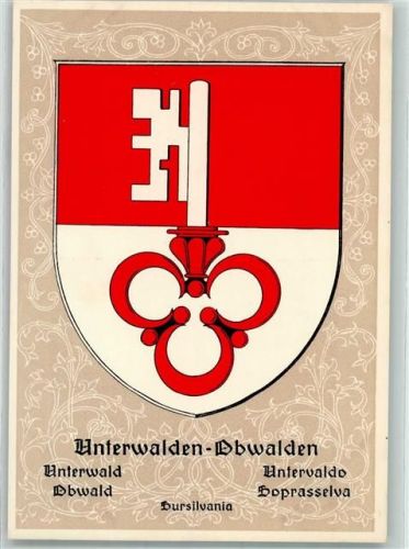 Müllerenhütte - Wappen Rot Weiss Schlüssel Unterwalden Obwalden