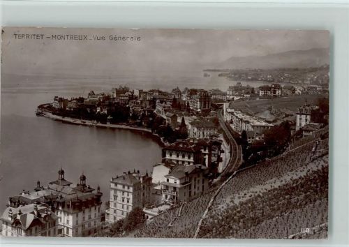 1820 Territet 1913 - Montreux Vue generale