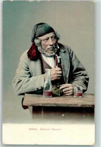 Bauer mit Pfeife