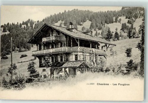 1885 Chesières - Les Fougeres