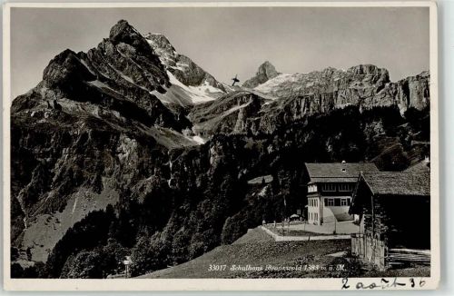 8784 Braunwald 1936 - Pension Schulhaus