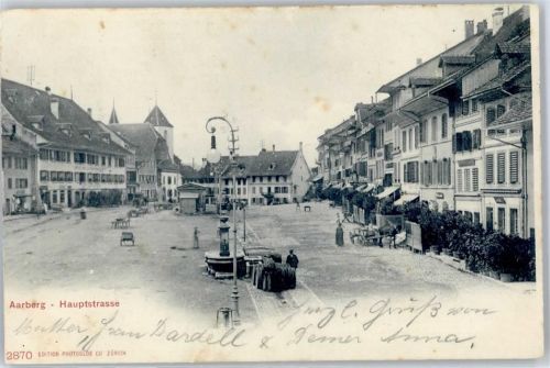 3270 Aarberg 1904 - Hauptstrasse