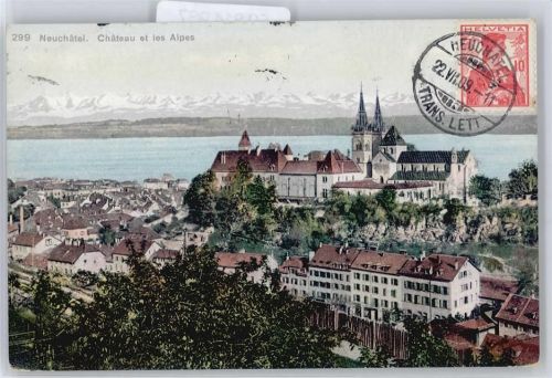 2000 Neuchâtel Neuenburg - Schloss, Teichansicht