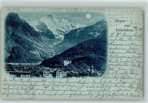 3800 Interlaken 1899 Mondschein