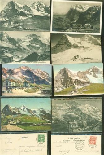 3823 Kleine Scheidegg Lot mit 50 AK 1904-1945 wenige danach überwiegend gute Erhaltung