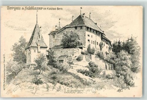 3177 Laupen BE - Schloss sign.