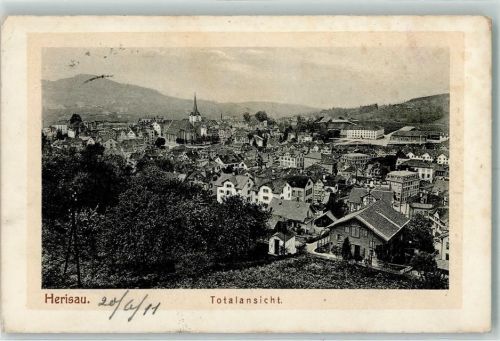 9100 Herisau 1911 Gebrauchsspuren Totalansicht