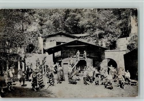 Interlaken Tell Aufführung - Freilichtbühne AK Motiv Schweiz 1912