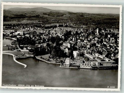 9320 Arbon Foto AK Fliegeraufnahme