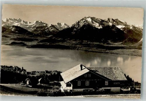 3625 Haltenegg 1940 Foto AK Pension Sonnegg Thunersee