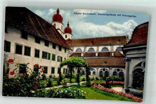 6274 Eschenbach LU Foto AK Kloster Konventgebäude Kreuzgarten