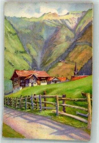 6067 Melchtal 1933 Künstlerkarte sign. Zürcher Melchthal