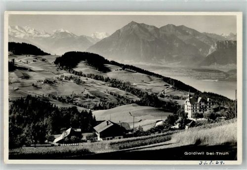 3600 Thun 1929 Foto AK Goldwil