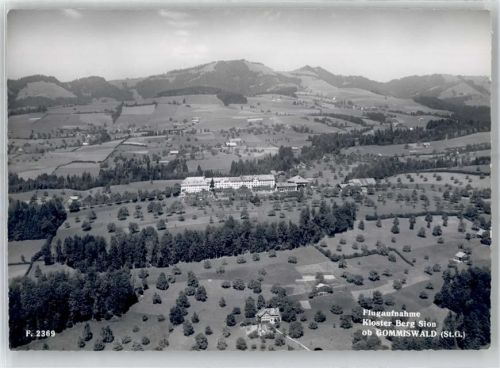 8737 Gommiswald - Fliegeraufnahme Kloster Berg Sion