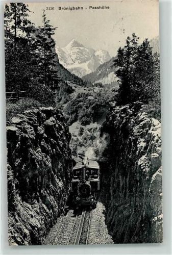 3860 Brünig 1907 - Passhöhe Brünigbahn