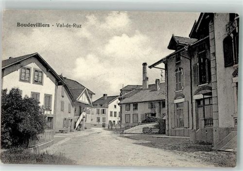 2043 Boudevilliers Malvilliers 1921 Foto AK Val de Ruz