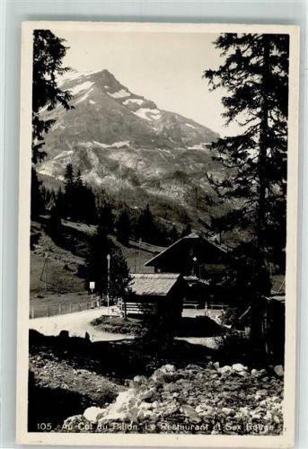 Col du Pillon - Gasthaus Sex Rouge Hüttenstempel