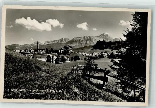 9103 Schwellbrunn Foto AK Säntis Foto Gross