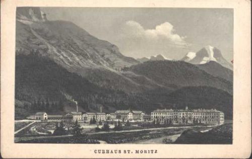 7500 St. Moritz CDV Kurhaus Stich um1875