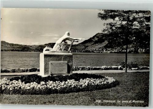 1844 Villeneuve VD Foto AK Denkmal