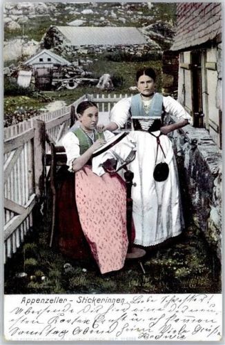 9050 Appenzell 1900 - Appenzeller Stickerinnen