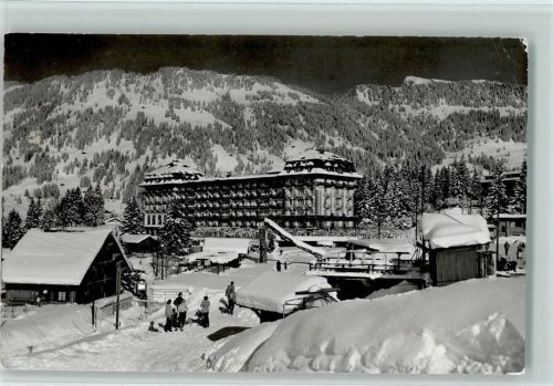 Villars VD - Ortsansicht Winteraufnahme