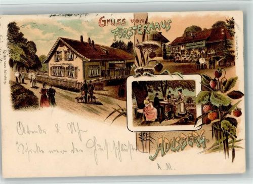 Adlisberg 1900 BOAKC Lithographie Försterhaus Verlag Künzli Nr 1755