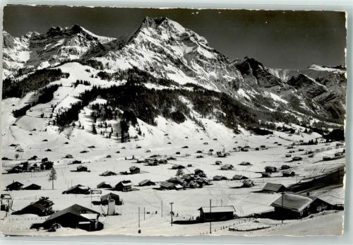 3715 Adelboden BE Foto AK Winter Im Boden Grosslohner Tierhörnli Foto Gyger