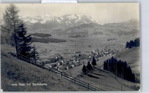 9056 Gais 1922 - Säntiskette Kirche