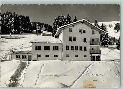 7323 Wangs Foto AK Hotel Schwendi Bergsport Schnee Winter