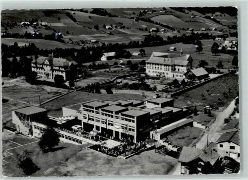 6170 Schüpfheim - Fliegeraufnahme Mittelschulhaus Kapuzinerkloster